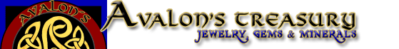 Isis: Avalon's Treasury - Jewelry, Gems & Minerals [559 x 70 px]