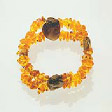 Amber Jewelry: Bracelet with four rustic amber gems - www.avalonstreasury.com [112 x 112 px]