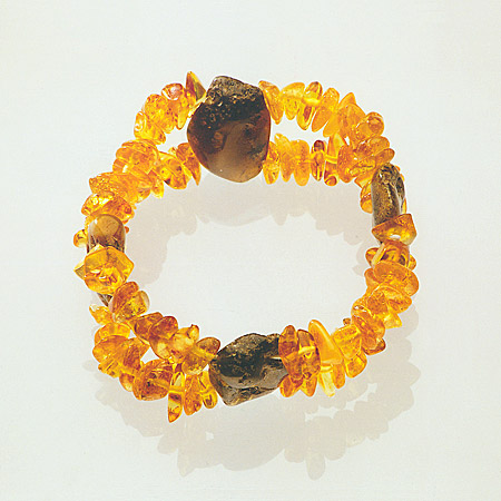 AvalonsTreasury.com: Bracelet with four rustic amber gems (Page: Bracelet with four rustic amber gems) [450 x 450 px]