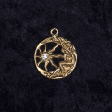 Brigid's Sun Charm (In Gold) - www.avalonstreasury.com