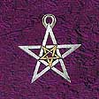 Sir Gawain's Escutcheon Pentagram: Double Pentagram - www.avalonstreasury.com [112 x 112 px]