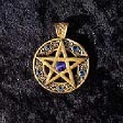 Celtic Pentagram (In Gold) - www.avalonstreasury.com